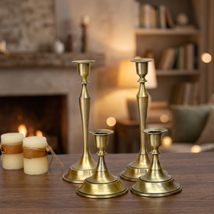 New Collection Modern Style the Golden Theory Iron Christmas Handmade Durable Table <b>Top</b> Candle Holder for Home Decor - Product Image 4