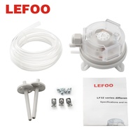 Pressostat différentiel LEFOO HVAC SPDT 50~5000pa étanche pour le contrôle de la pression d'air des fours de chauffage et de ventilation