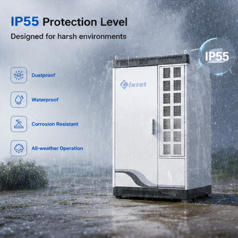 Commercial Industrial 60kW 109kWh Container BESS IP55 Outdoor Air-Cooled Battery Energy Storage System Lithium Iron Phosphate