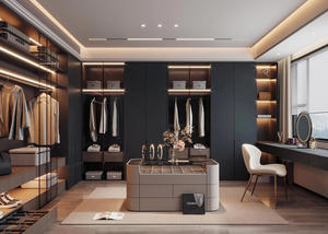 Armadi, Credenze e Mobili per Camera da Letto in Legno Leggero di Lusso Personalizzati |   Progetti di Cabine <span class=keywords><strong>Armadio</strong></span> per lo Stoccaggio di Abbigliamento - Product Image 3