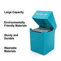 Boîte de rangement haute capacité JIN OU 100+, étui pour cartes de jeu de taille standard, sans PVC, sécurisé pour l'archivage, boîte de protection pour cartes de jeu de taille standard