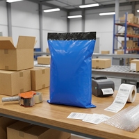 Sacs d'expédition personnalisés en polyéthylène (LDPE) résistants aux déchirures, auto-adhésifs, pour chaussettes, avec logo