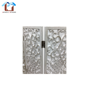 Estilo Retro 3 Panel de <span class=keywords><strong>madera</strong></span> tallada de pantalla <span class=keywords><strong>divisor</strong></span> plegable de <span class=keywords><strong>madera</strong></span> - Product Image 3
