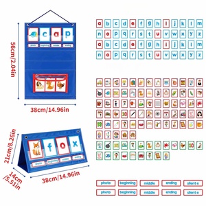 Jeu de lecture et d'orthographe des mots CVC, lettres visuelles, mots CVC, jeux de phonétique - Product Image 3