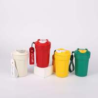 Vaso Térmico de Acero Inoxidable 304 de 450 ml, Diseño Minimalista, para Auto, Regalos Empresariales, Vasos de Plástico Únicos, Último Modelo 2024