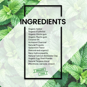 Pabrik Produsen Permen Karet Organik untuk Mendukung Kesehatan Gigi Dewasa Permen Karet Nabati Permen Karet Rasa Mint - Product Image 3