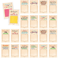 Pafu – Distributeurs de blocs-notes autocollants personnalisés pour enseignants, thème animalier, en bois, pour la rentrée scolaire, en vrac, pour bureau, sur table, rectangulaires