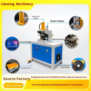מכונת ניקוב צינורות הידראולית CNC, ליצירת חורים מרובעים ועגולים בצינורות פלדה, ציוד לעיבוד מתכת, מונעת במשאבה - Product Image 4