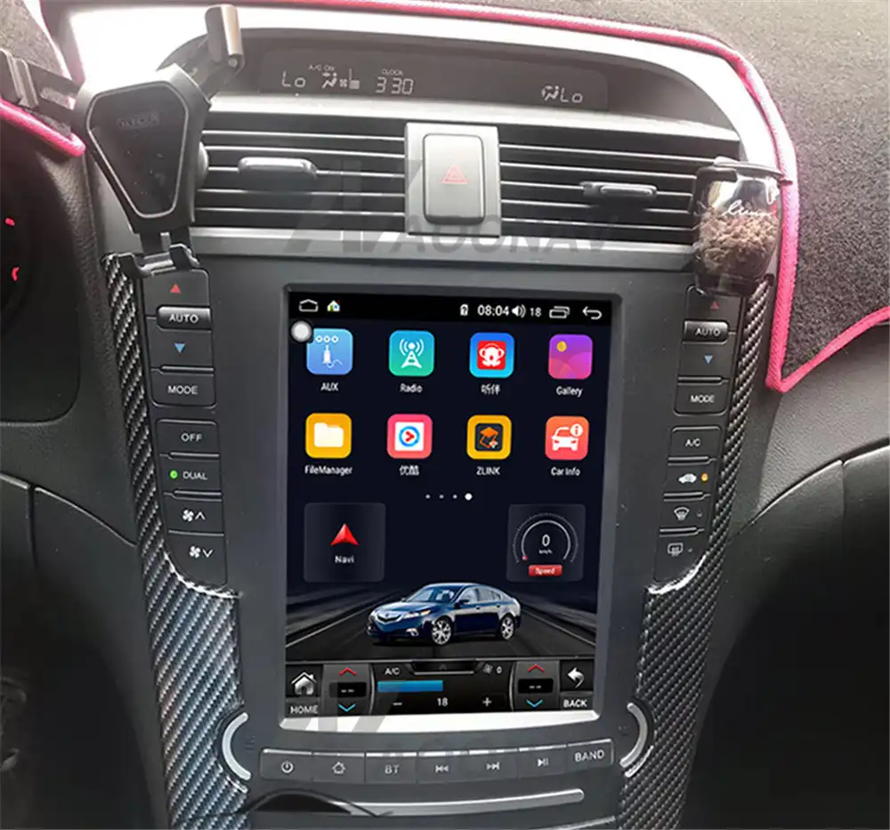 Tesla вертикальный экран Android 10 128G автомобильное радио стерео для Acura TL 2004 2005-2008 GPS навигация поддержка управления рулевым колесом