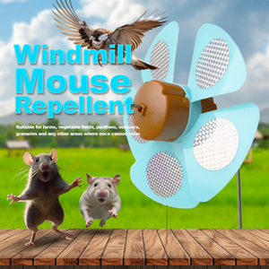 Version améliorée <span class=keywords><strong>de</strong></span> dissuasion des oiseaux rotatifs alimentée par le vent éloigner tous les oiseaux comme le <span class=keywords><strong>pic</strong></span> et le pigeon Convient aux patios Jardins - Product Image 3