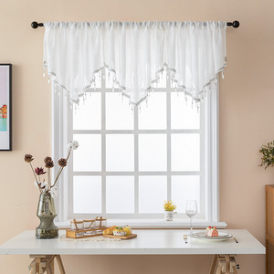 Venta al por mayor, ventana <span class=keywords><strong>para</strong></span> el hogar, cocina, confeccionada, moderna, <span class=keywords><strong>de</strong></span> Color sólido, elegante, fina, sala <span class=keywords><strong>de</strong></span> estar, <span class=keywords><strong>cortinas</strong></span> <span class=keywords><strong>para</strong></span> <span class=keywords><strong>ventanas</strong></span> <span class=keywords><strong>pequeñas</strong></span> - Product Image 3