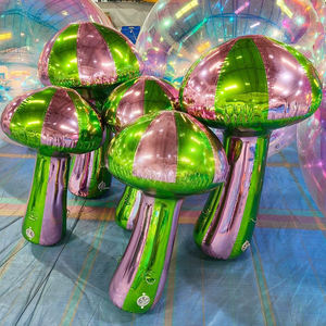 Grandes Bolas de Espejo Inflables Brillantes, Reutilizables, de PVC, para Decoración de Grandes Eventos, Fiestas, Escenarios y Bodas - Product Image 4