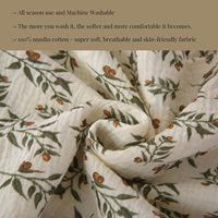 Housse de couette luxueuse en mousseline Oeko-tex 100% coton lavé pour enfants Carton avec dentelle pour chambre à coucher Ensemble de literie à impression numérique douce
