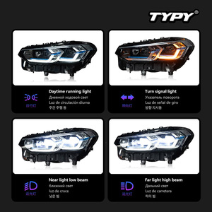 TYPY for 2018-2021 BMW X3 headlight G08/G01 for retrofitting blue-brow LED <b>projector</b> daytime running <b>lights</b> and turn signals - Product Image 4