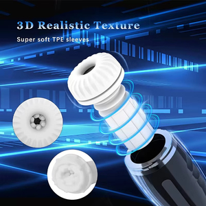 Gobelet de masturbation pour homme, simulation vaginale, vibration télescopique, stimulation du pénis, jouets sexuels pour <span class=keywords><strong>moi</strong></span> - Product Image 6