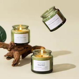 Vela de aromaterapia sin humo de cera de soja respetuosa con el medio ambiente al por mayor, caja de regalo, adornos de cristal, Navidad, cumpleaños, otros - Product Image 1