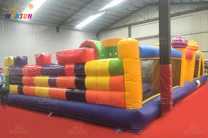 Castillo Inflable Resistente al Fuego e Impermeable de Fácil Instalación y Tamaño Personalizado, Combinado con Trampolín - Product Image 4