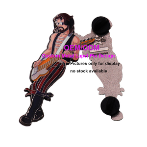 Le nouveau Hot Pin Badge gros Pop chanteur dessin animé personnes hommes Musical métal doux émail épinglettes pour cadeau - Product Image 1
