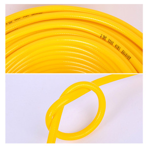 Guoma Ruixiang Fluorescent Yellow Car Wash Hose 10M <b>PVC</b> Flexible High Pressure Water Supply Hose For Degreasing - Product Image 3