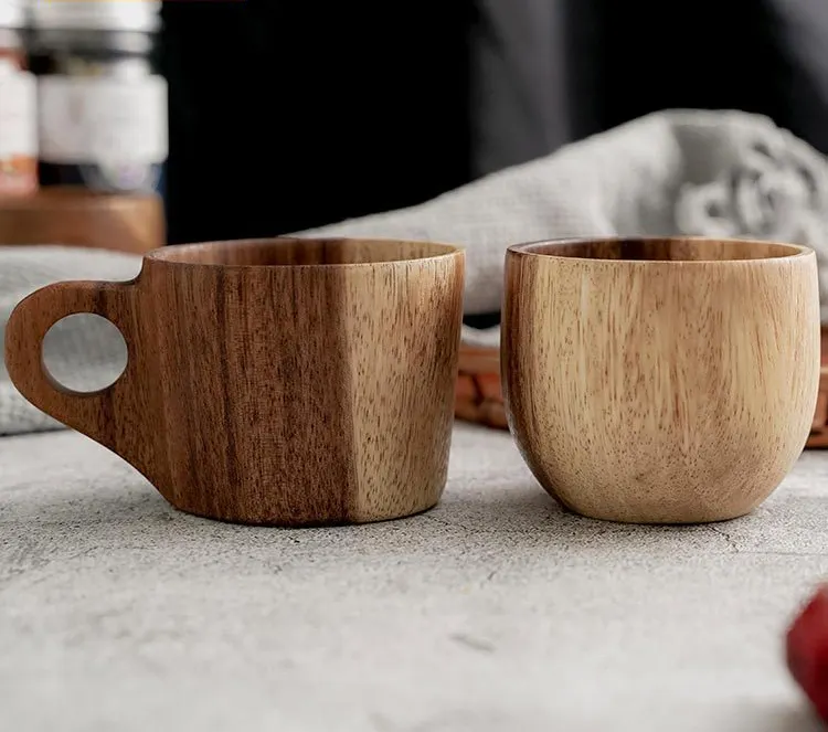 Nieuwe Milieuvriendelijke Acacia Water Cup Hele Hout Cup