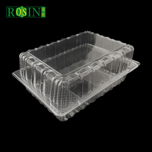 Sản Xuất Rõ Ràng Nhựa Dùng Một Lần Trái Cây <span class=keywords><strong>Container</strong></span> Bản Lề Nắp Trái Cây Tươi Vỏ Sò Trái Cây Đóng Gói Cho Rau Dâu Tây - Product Image 3