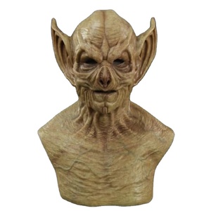 Masque d'Halloween <span class=keywords><strong>Delacour</strong></span> en latex intégral, accessoire de cosplay pour fêtes de Noël et d'Halloween - Product Image 1