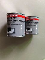 Loctites PC 7222 Nordbak Mastic en silicone résistant à l'usure pour la construction et l'emballage