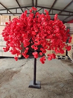Arbre de fleurs de cerisier artificiel blanc pour les mariages plante extérieure Table pièce maîtresse paume ornement similaire plante artificielle de qualité supérieure