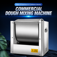 Nouvelle machine à mélanger la farine électrique entièrement automatique de qualité commerciale, 15 kg, 25/50/75 kg, bol en acier inoxydable de qualité alimentaire, restaurant