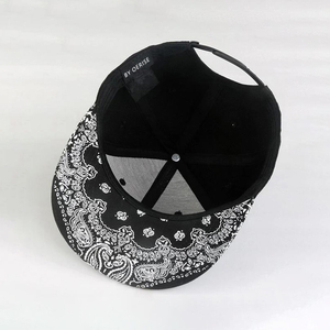 Gorro ajustable con estampado de elementos de Cachemira para hombre y mujer, gorra ajustable con logotipo personalizado, bandana, Snapback, Hip Hop, Unisex - Product Image 3