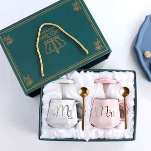 <b>Pink</b> Coffee Mug and Spoon <b>Gift</b> Set with Custom Logo Box for Corporate Promotion and Bulk <b>Gift</b> Orders - Product Image 4