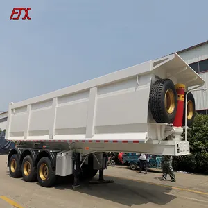 Brand New Trailer For Dump Truck 30tons 60tons Howo Dump Trailer Oem China