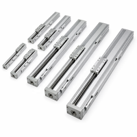 Module linéaire de précision semi-fermé en alliage aluminium-magnésium avec vis à billes, pour système de levierage croisé XYZ à deux axes