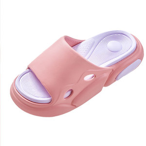 Women's Summer Two-Tone Sandals Thick Sole Arch <b>Support</b> Beach Shoes Non Slip Round <b>Toe</b> Rubber Outsole Daily Wear - Product Image 5