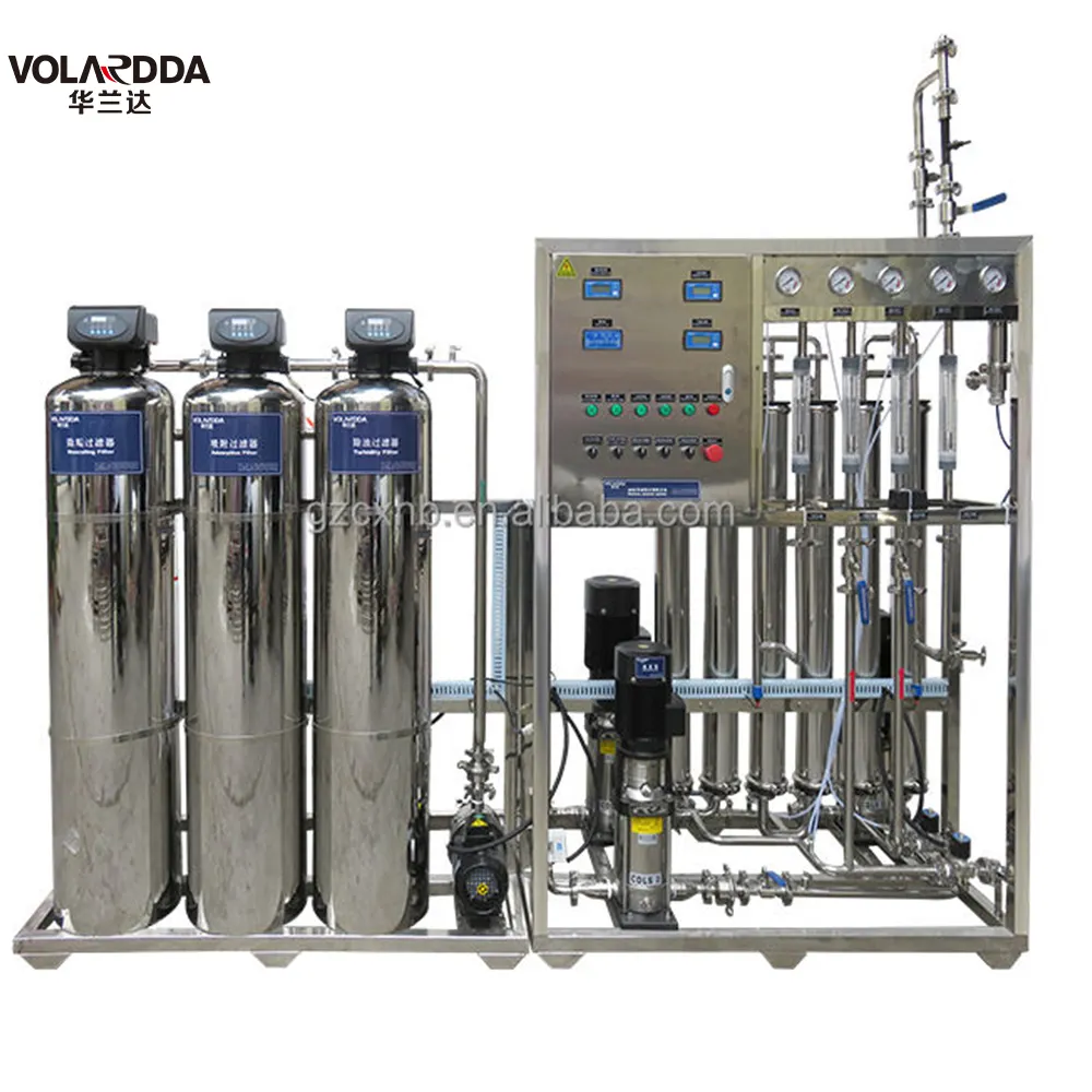 Manufacturer Water Purifier Machinery Industrial RO Filter Plant 1500LPH Water Treatment Reverse Osmosis System Machine