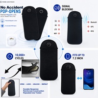 Pochette de rangement verrouillable pour téléphone portable, anti-ouverture accidentelle, avec fermeture magnétique, pour l'école