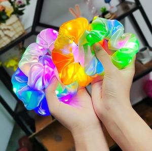Ikat Rambut LED Berkedip untuk Wanita dan Gadis, Ikat Rambut Bercahaya Warna-warni dengan <span class=keywords><strong>3</strong></span> Mode Lampu, Souvenir Pesta yang Menyenangkan - Product Image 4