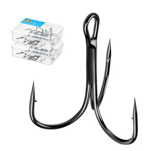Hameçons <span class=keywords><strong>VMC</strong></span> 100 pcs/pack hameçons triples renforcés hameçons de pêche en eau salée - Product Image 5