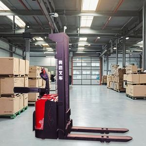 Chariot élévateur électrique 1,5 tonne 2 tonnes 1,6 m 3,5 m avec plateforme de travail, transpalette électrique, gerbeur électrique 1500 kg - Product Image 4