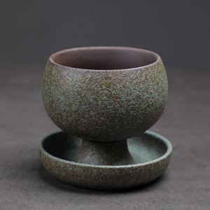 Ensemble tasse et soucoupe à café en céramique mate écologique réutilisable Kingze 150 ml pour cadeaux d'entreprise - Product Image 6