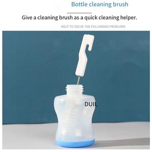 Toptan 4-Piece çevre dostu Pet malzemeleri 100ml köpek yavru yavru besleme seti yenilebilir silikon şişe - Product Image 5