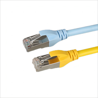 Cable Ethernet de Alta Calidad Cat6A S/FTP 26AWG, Cable de Conexión de Red para Exteriores, Cables de Comunicación para Redes