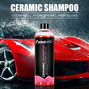 Auto Detailing Natural Car Shampoo Champú de cerámica 500ml Snow Foam Car Wash Productos de alta calidad Removedor - Product Image 3