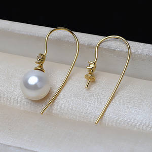 Pendientes de Plata S925 Personalizados para Mujer, Pendientes con Múltiples Perlas, Accesorios DIY, Soporte Vacío, Perlas Sueltas Semiterminadas - Product Image 5