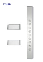 Siège de toilette intelligent avec bidet, commande sans fil, code fixe, code d'apprentissage, piles AAA