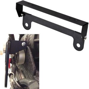 254mm Flip-Up Hoch leistungs stahl Hawse Fairlead Mounted Black Kennzeichen halter für Offroad 4x4 Fahrzeuge 1998-2016 Montage - Product Image 5