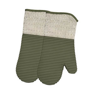 Guanti da forno stampati in <span class=keywords><strong>Silicone</strong></span> guanti da forno comodi cottura antiscivolo barbecue personalizzabile resistente al calore Utility durevole - Product Image 2