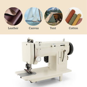 MK-306ミニウォーキングフットミシンキット、トラベルケース付き、110V/220V両電圧対応ヘビーデューティーミシン（デニム工芸用） - Product Image 2