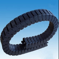 Nouveau design 40*15mm VSK PA66 câble en Nylon Flexible pour transporteur de chaîne de traînée silencieux Machine-outil Rails de guidage équipement de protection