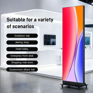 Pantalla LED Plegable P1.86 GOB para Publicidad Digital, con Soporte de Pie para Interiores, a Todo Color, HD, con Control WiFi, Suministro de Fábrica - Product Image 4